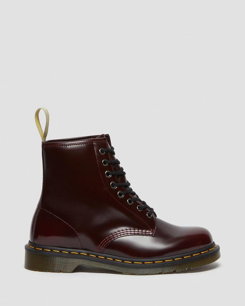 Dr Martens Vegan 1460 Snørestøvler Dame Lyserød Rød | DK 219WNB